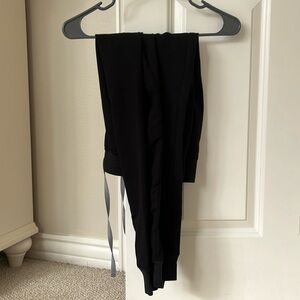 Figs black jogger scrub pants size petite large